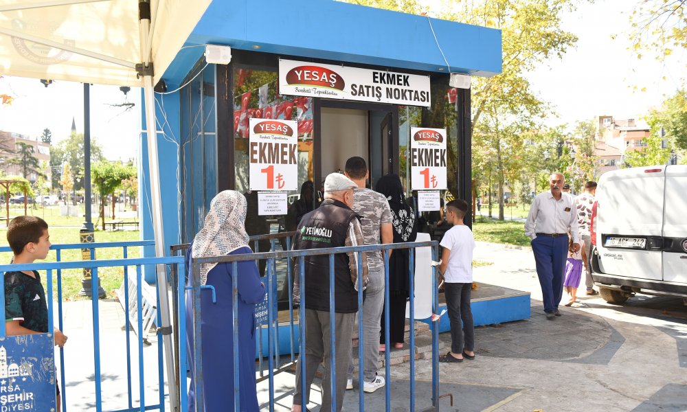 YENİŞEHİR’DE EKMEK 1 TL’DEN SATILMAYA BAŞLANDI